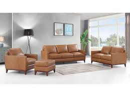 Leather Sofa Set